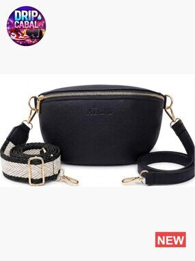 Leather RFID Anti Theft Sling Bag, Pickpocket Proof Travel Crossbody Purse